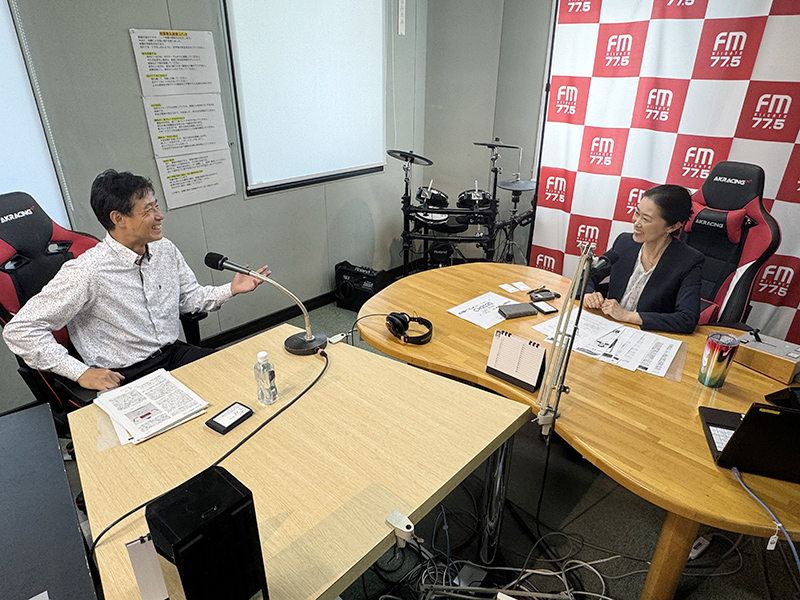 「CHAIRMAN INTERVIEW」の様子