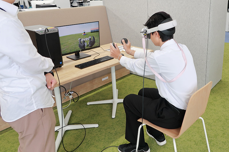 会社見学の様子